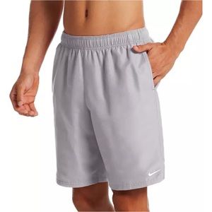 Nike Swim Men's Solid Essential Lap 9" Volley Shorts Smoke Grey Size XL (NWT)